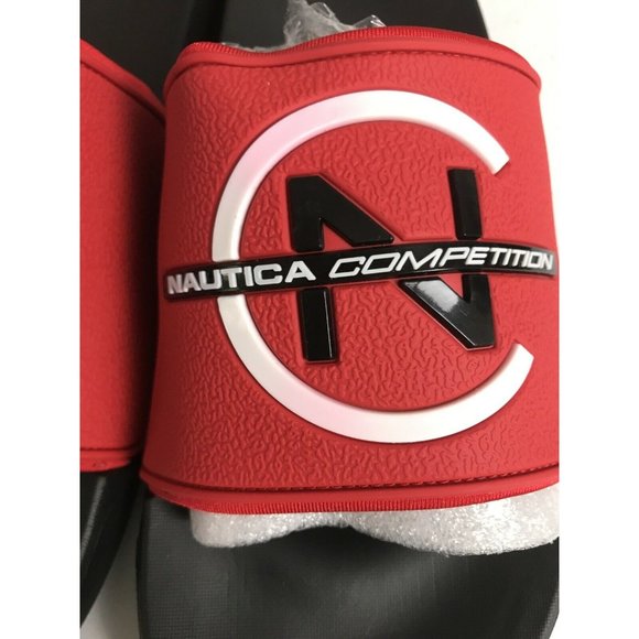 ?Men’s Sandals Nautica Competition Killian KM956-2 Slidees Size 13 Red /Black main image 12